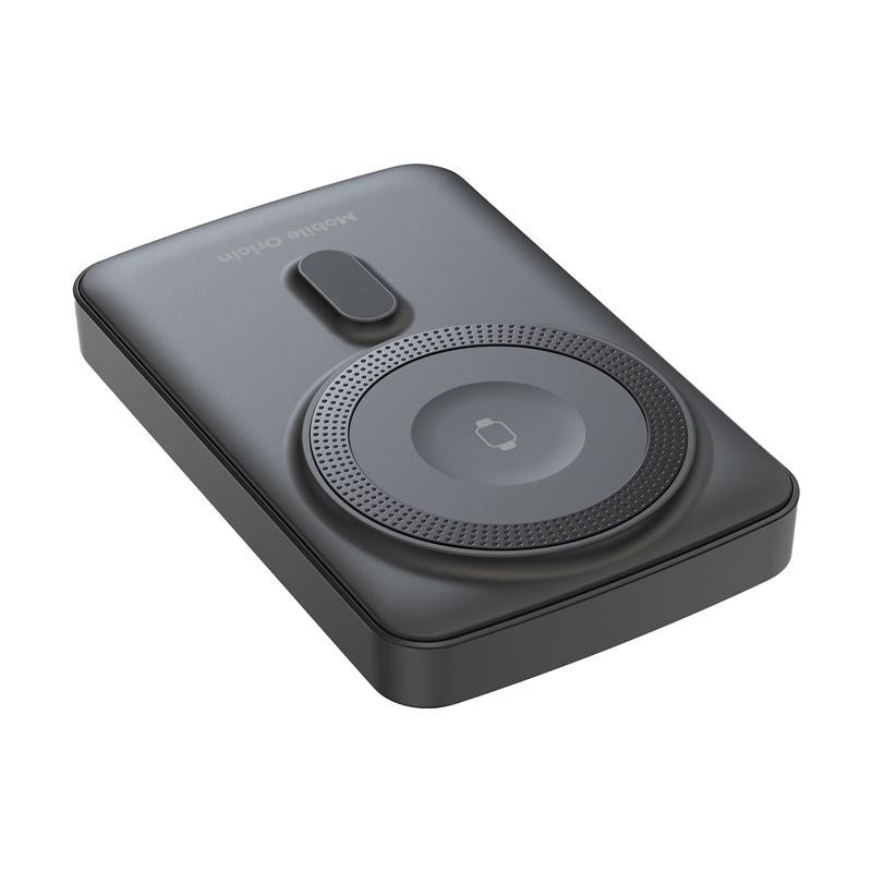 Mobile Origin 20W Powerbank for Smartphone & Apple Watch - 10,000mAh with LCD Display - USB-C Plug - Grey