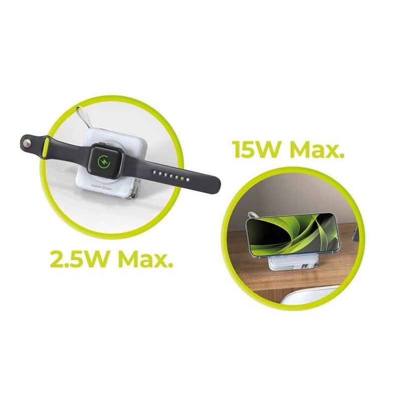 Mobile Origin PowerBank Travel Charger 10.000 mAh – MagSafe Compatible – White