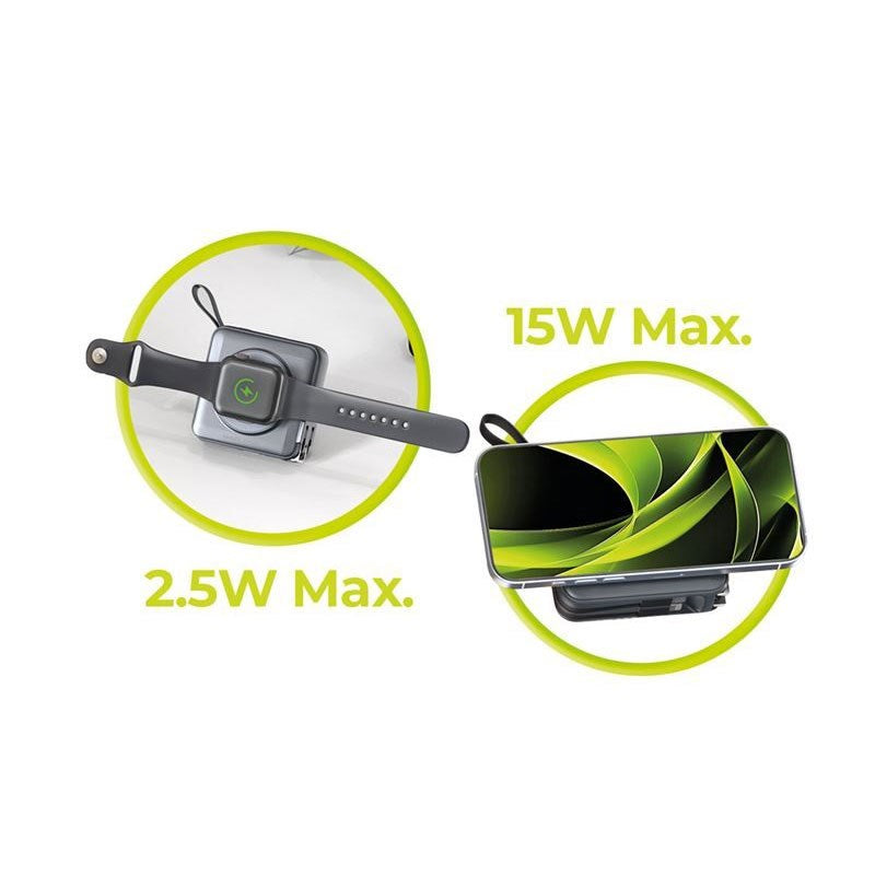 Mobile Origin PowerBank Travel Charger 10.000 mAh – MagSafe Compatible – Grey