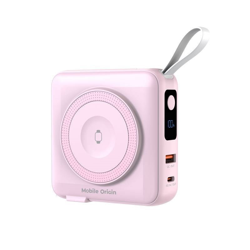 Mobile Origin PowerBank Travel Charger 10.000 mAh – MagSafe Compatible – Pink