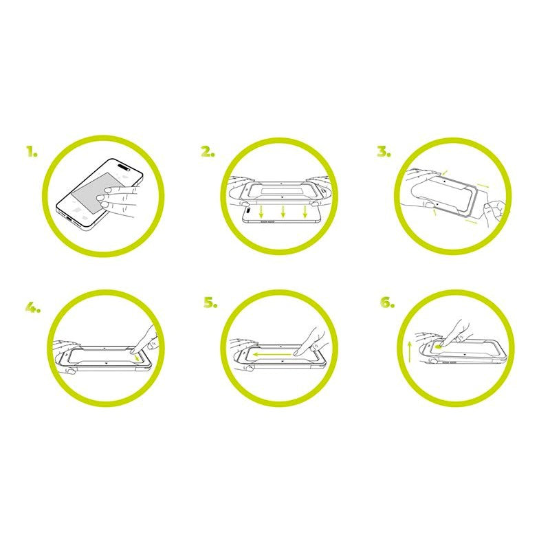 iPhone 17 Pro Mobile Origin Screen Guard Screen Protector Glass with Easy Applicator - Transparent