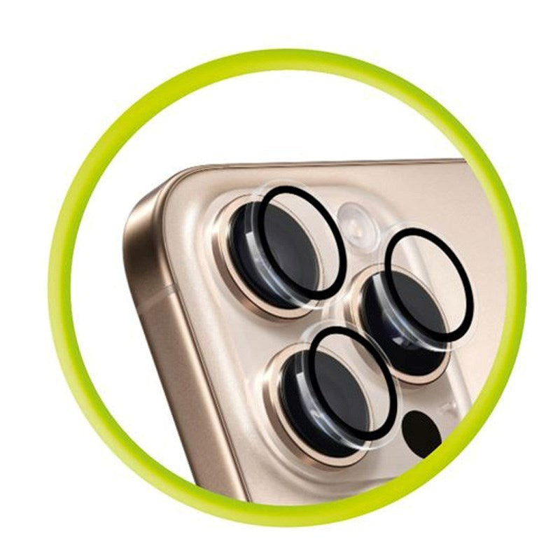 iPhone 17 Pro / 17 Pro Max Mobile Origin Camera Lens Protector with Assembly Tool - Transparent