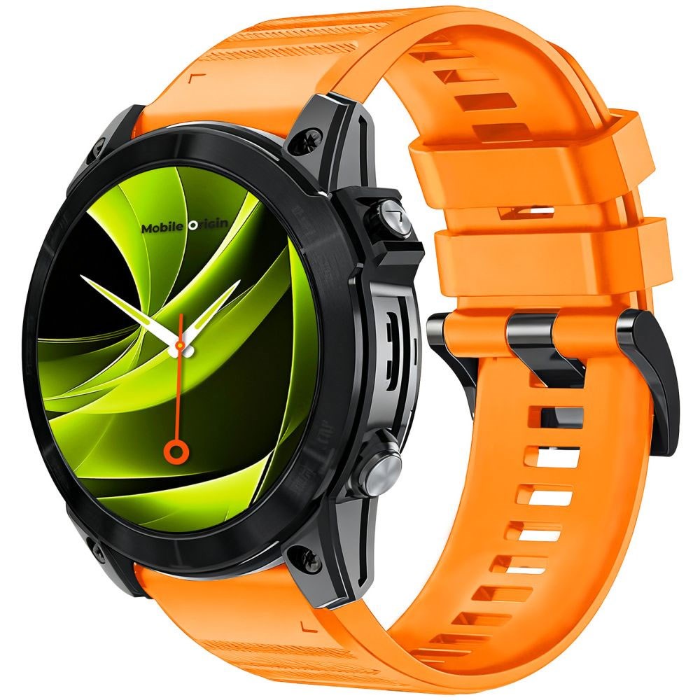 Mobile Origin Universal Garmin Strap (26mm QuickFit) - Silicone - Orange