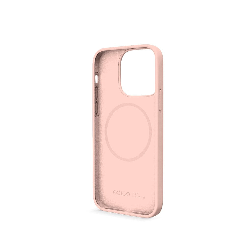 iPhone 13 Mini Epico Mag+ Silicone Case - MagSafe Compatible - Pink