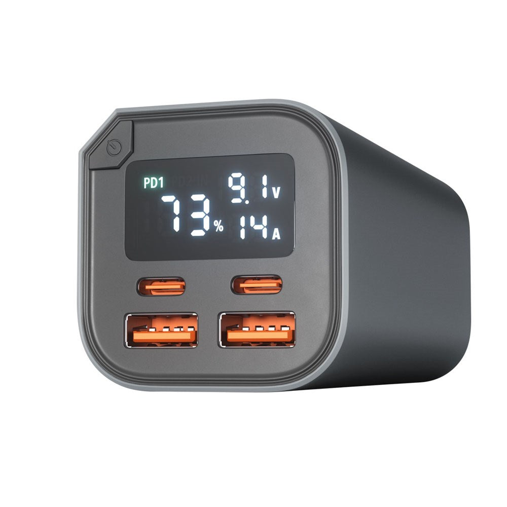 Epico 100W Aluminium Powerbank 20.000 mAh with 2 x USB-A & 2 x USB-C - Grey