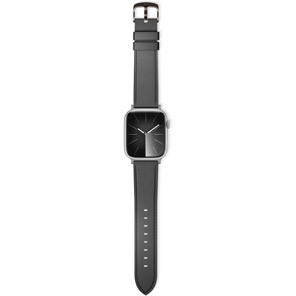 Epico Apple Watch (42/44/SE/45/46/49mm) Genuine Leather Strap - Black