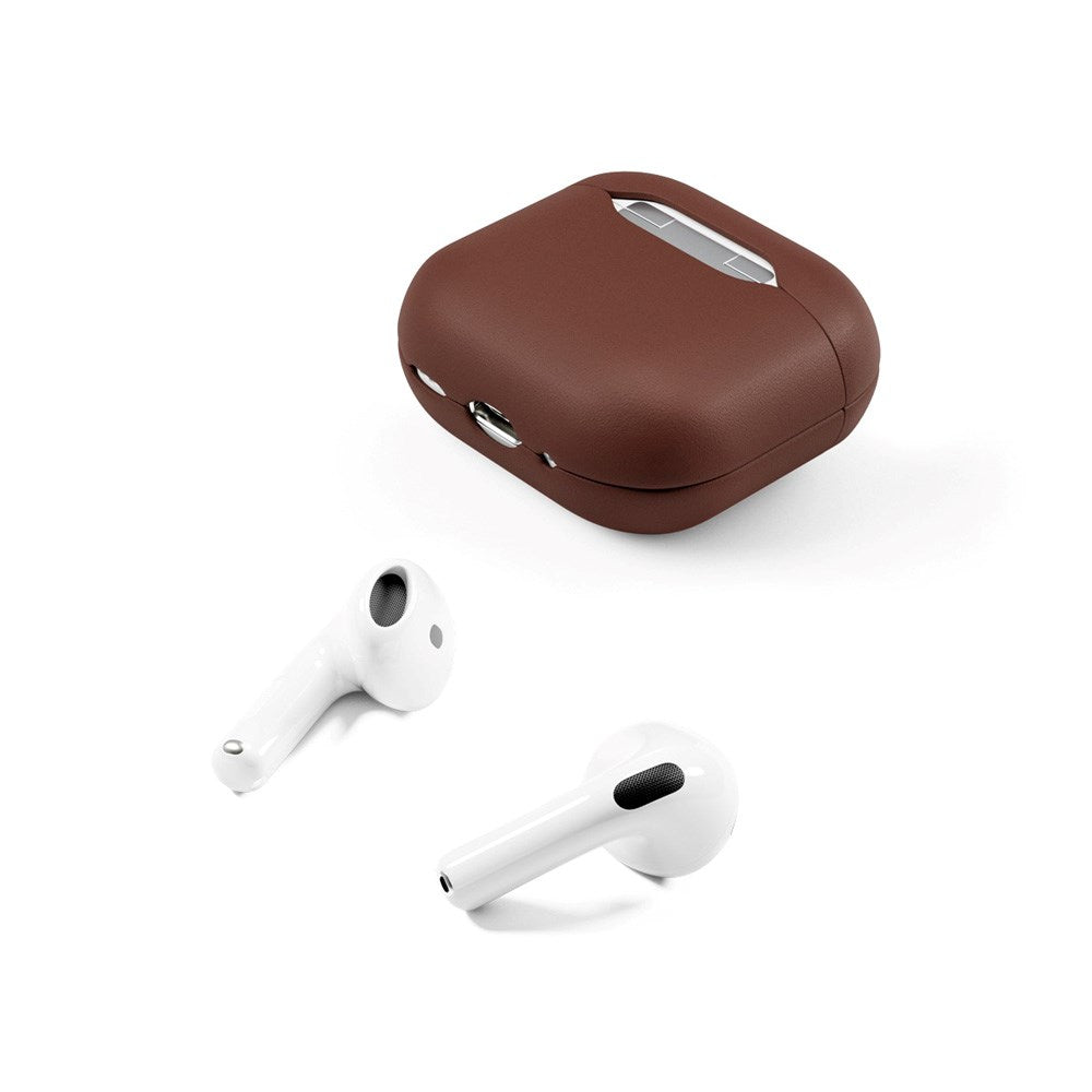 Epico AirPods (4th Gen.) Genuine Leather Case - Brown