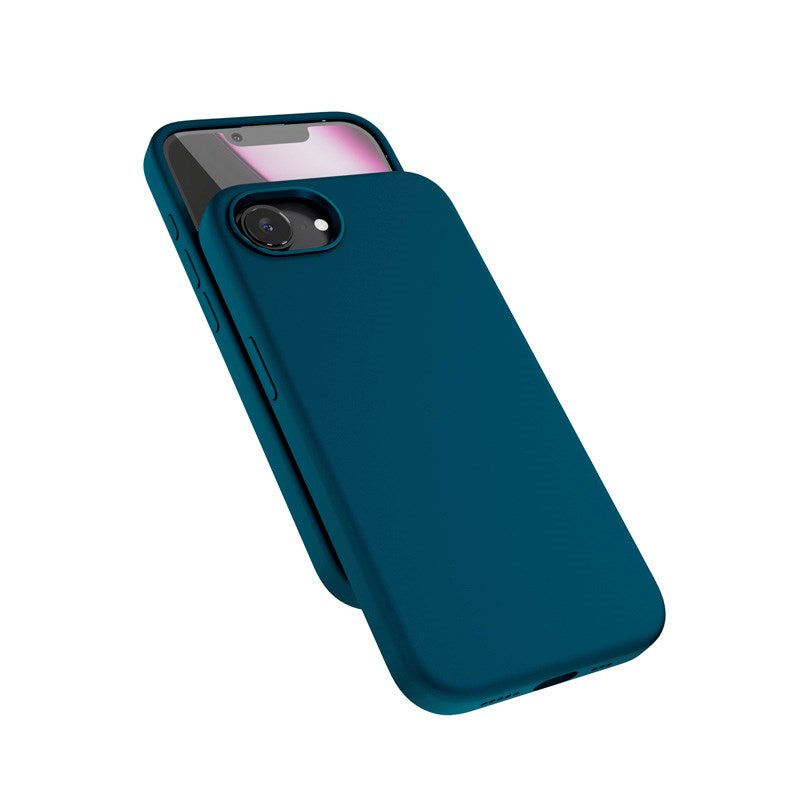 iPhone 16e Epico Mag+ Silicone Case - MagSafe Compatible - Petrol Blue