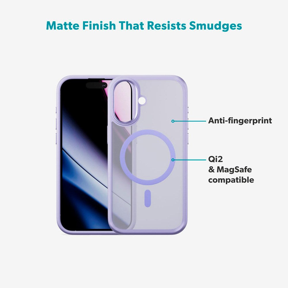 iPhone 17 Epico HeroMatte Pro Mag+ Case - MagSafe Compatible - Purple