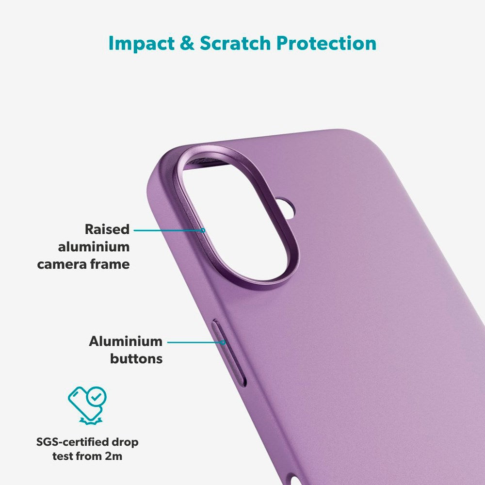 iPhone 17 Epico Silicone Pro Mag+ Case - MagSafe Compatible - Purple