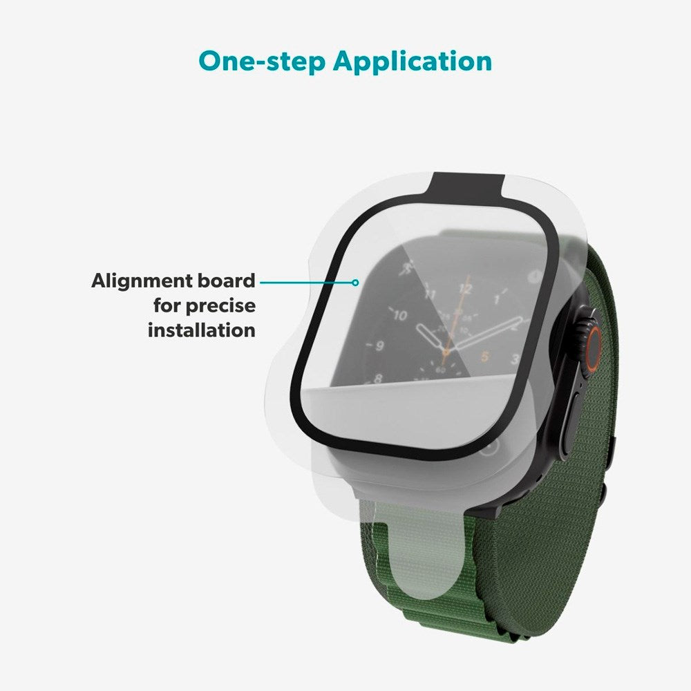 Apple Watch Ultra 3 / 2 / 1 (49mm) Epico SlimCeramic 3D Glass with Installation Tool - Transparent