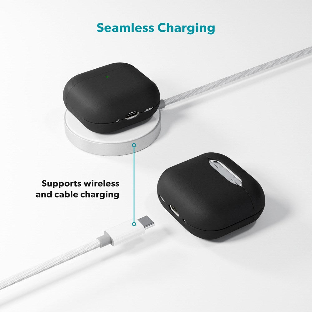 Apple AirPods Pro (3rd gen.) Epico Genuine Leather Case - Black