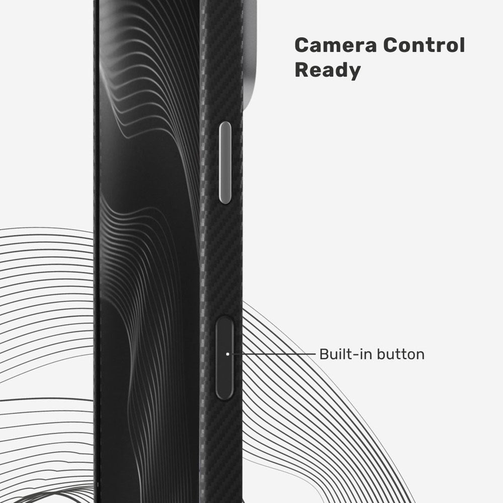 iPhone 17 Pro Max Epico UNUM FlexAramid Mag+ Case - MagSafe Compatible - Black