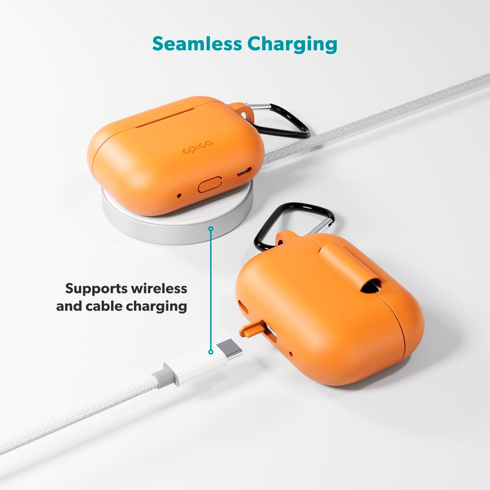 Apple AirPods Pro (3rd gen.) Epico Outdoor Silicone Case - Orange