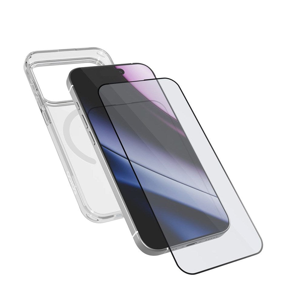 iPhone 17 Pro Max Epico Protection Set - MagSafe Case & Screen Protector - Transparent