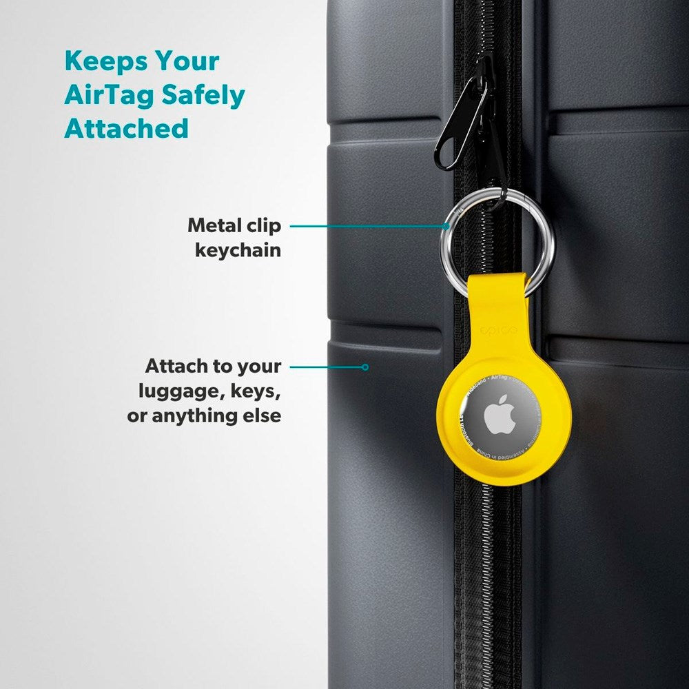 Apple AirTag Epico Silicone Case - Yellow