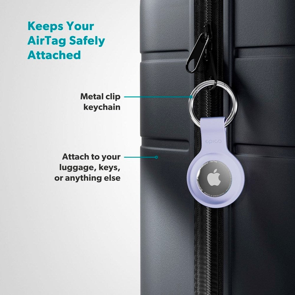 Apple AirTag Epico Silicone Case - Purple