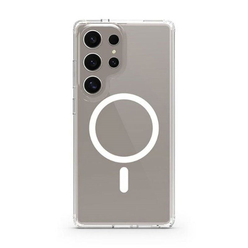 Samsung Galaxy S26 Ultra Spello Mag+ Clear Case - MagSafe Compatible - Gennemsigtig