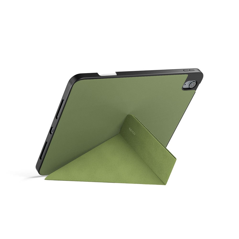 iPad 11" (2025) / 10.9" (2024 / 2022) Epico SolidWoven Flip Case - Green
