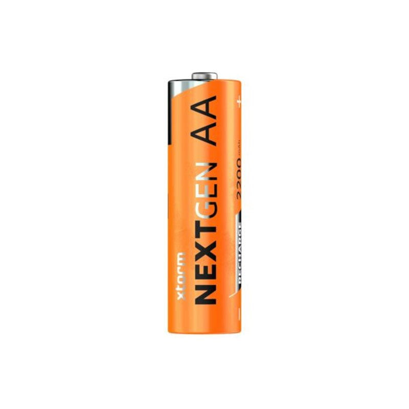 Xtorm NextGen Rechargeable USB-C AA Batteries - 4 pcs - Orange