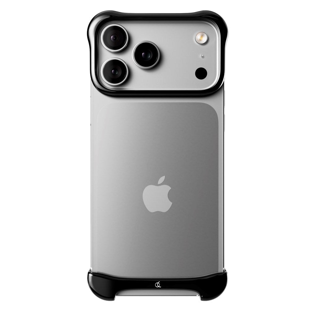 iPhone 17 Pro Max Arc Pulse Titanium Bumper Case - Onyx Black
