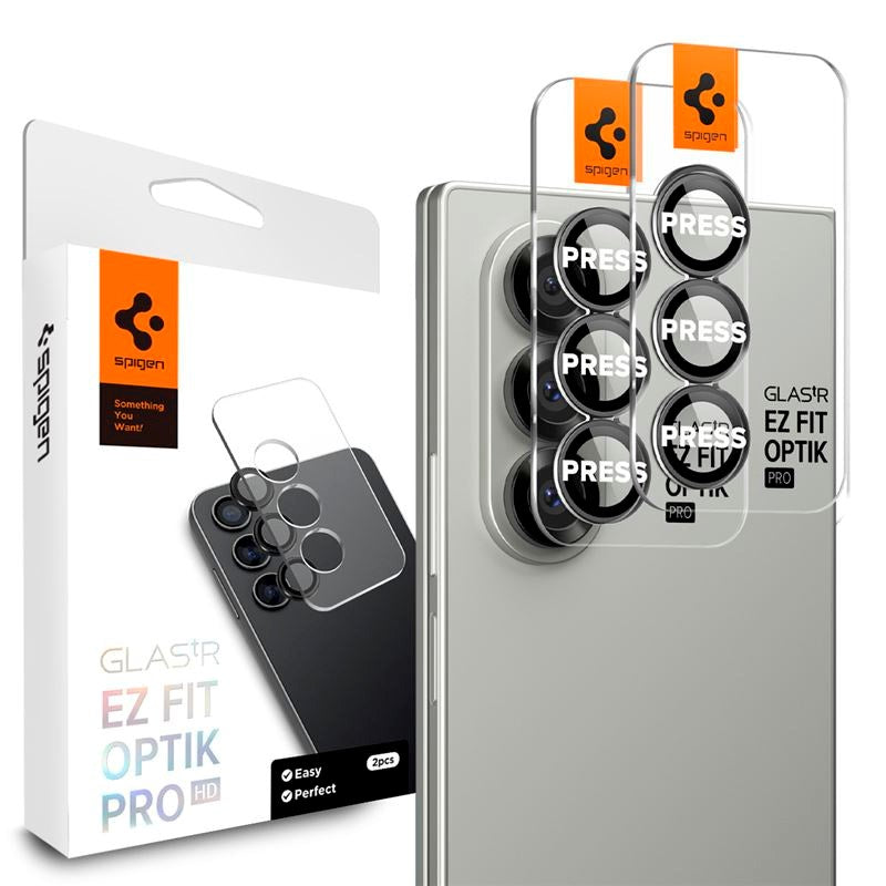 Samsung Galaxy Z Fold7 Spigen Glass tR EZ Fit Optik Pro HD - 2 pcs - Black