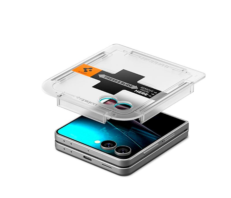 Samsung Galaxy Z Flip7 Spigen Glass tR EZ Fit HD - 2 pcs - Transparent