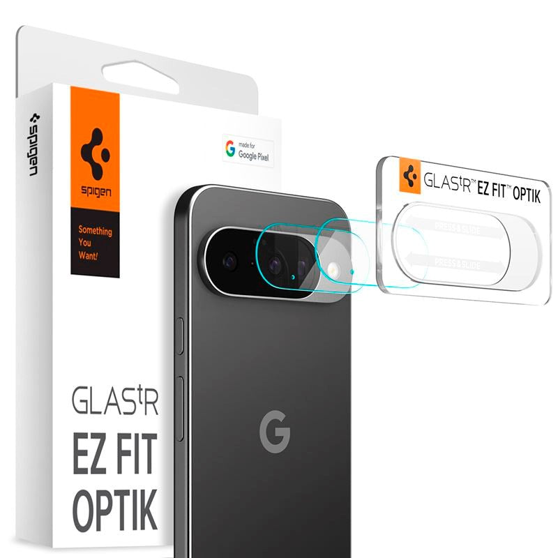 Google Pixel 10 Spigen Glass tR EZ Fit Optik Camera Lens Protector Glass - 2 pcs - Transparent