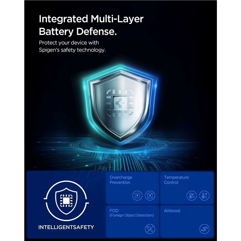 Spigen Essential Car Phone Holder with Wireless Charging - Air Vent - Black