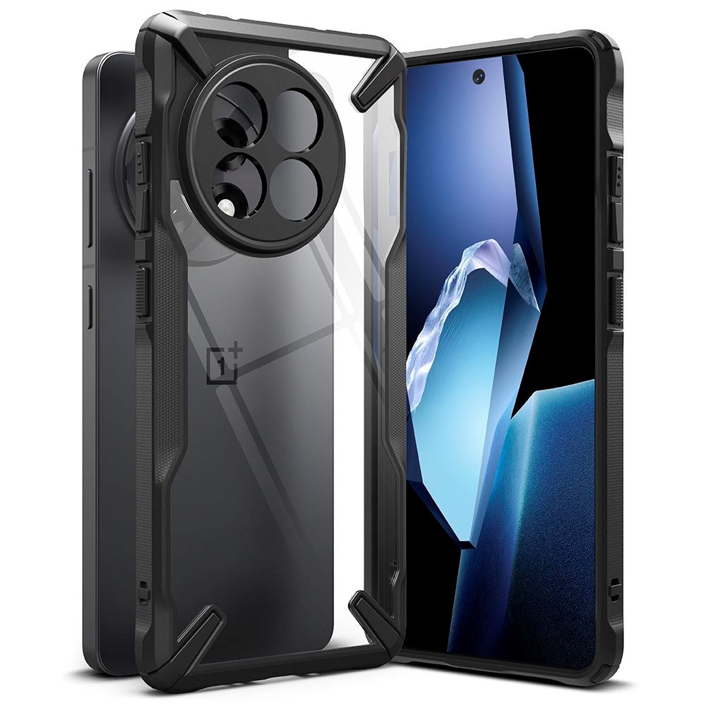 OnePlus 13R Ringke Fusion X Case - Black / Transparent