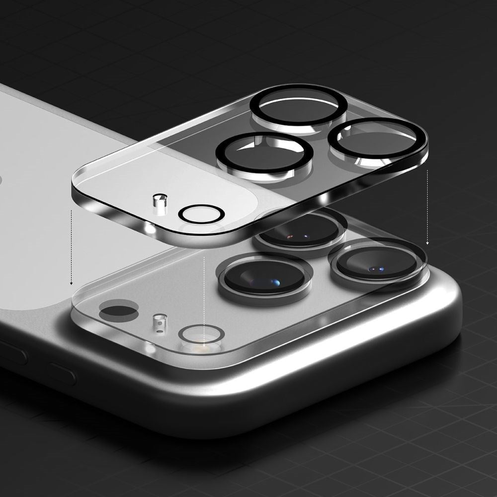 iPhone 17 Pro Ringke Protective Glass for Camera Lens - 2 pcs. - Transparent / Black