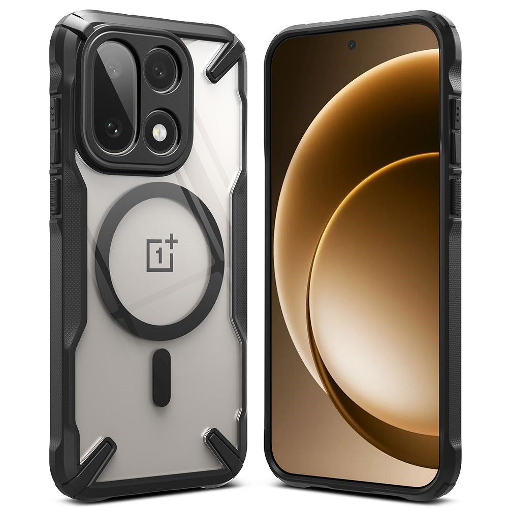 OnePlus 15 Ringke Fusion X Case - MagSafe Compatible - Black / Transparent