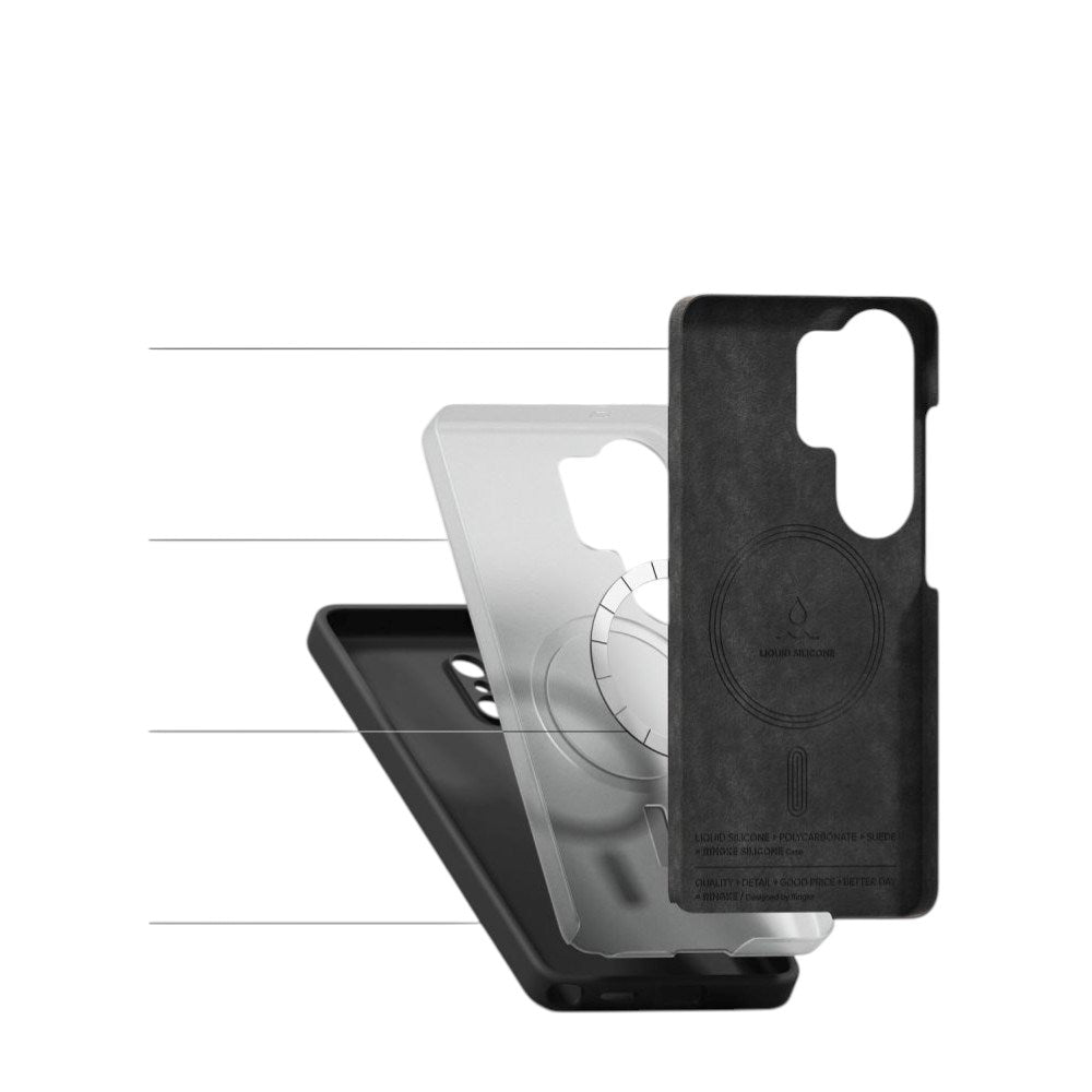 Samsung Galaxy S26 Ultra Ringke Silicone Case - MagSafe Compatible - Black