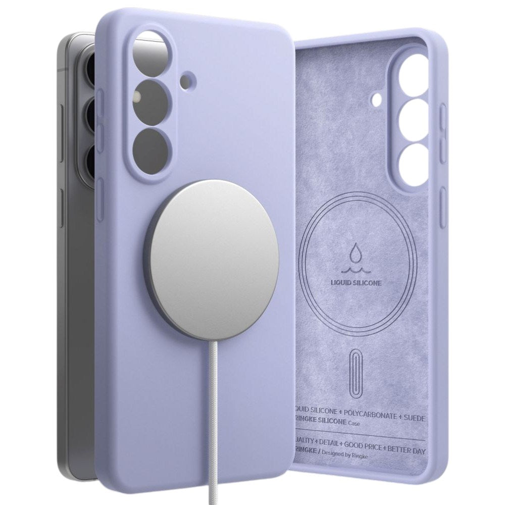 Samsung Galaxy S26+ (Plus) Ringke Silicone Case - MagSafe Compatible - Purple