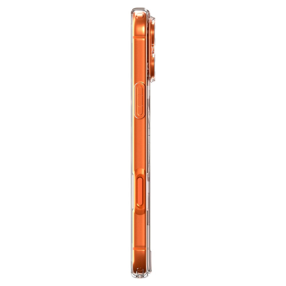 iPhone 17 Pro Spigen Ultra Hybrid Case - MagSafe Compatible - Transparent / Orange