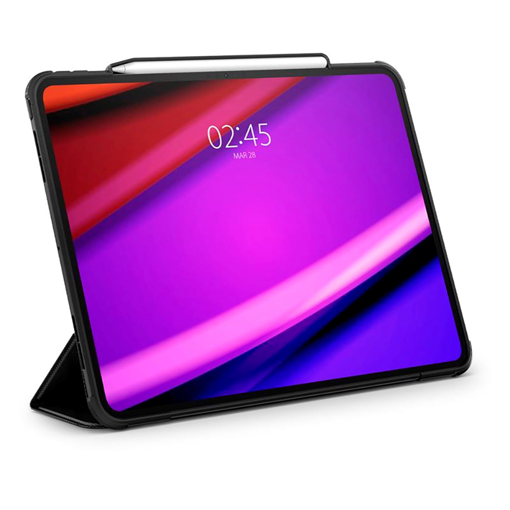 iPad Pro 13" (2025 / 2024) Spigen Rugged Armor Pro Case w. Apple Pencil Holder - Black