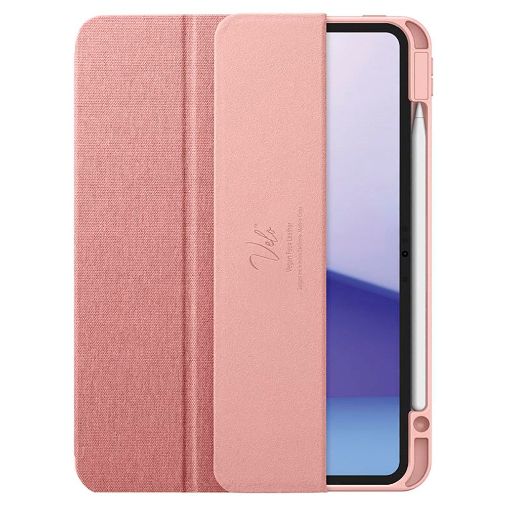 iPad Pro 11" (2025 / 2024) Spigen Urban Fit Fabric Case w. Pen Holder - Rose Gold
