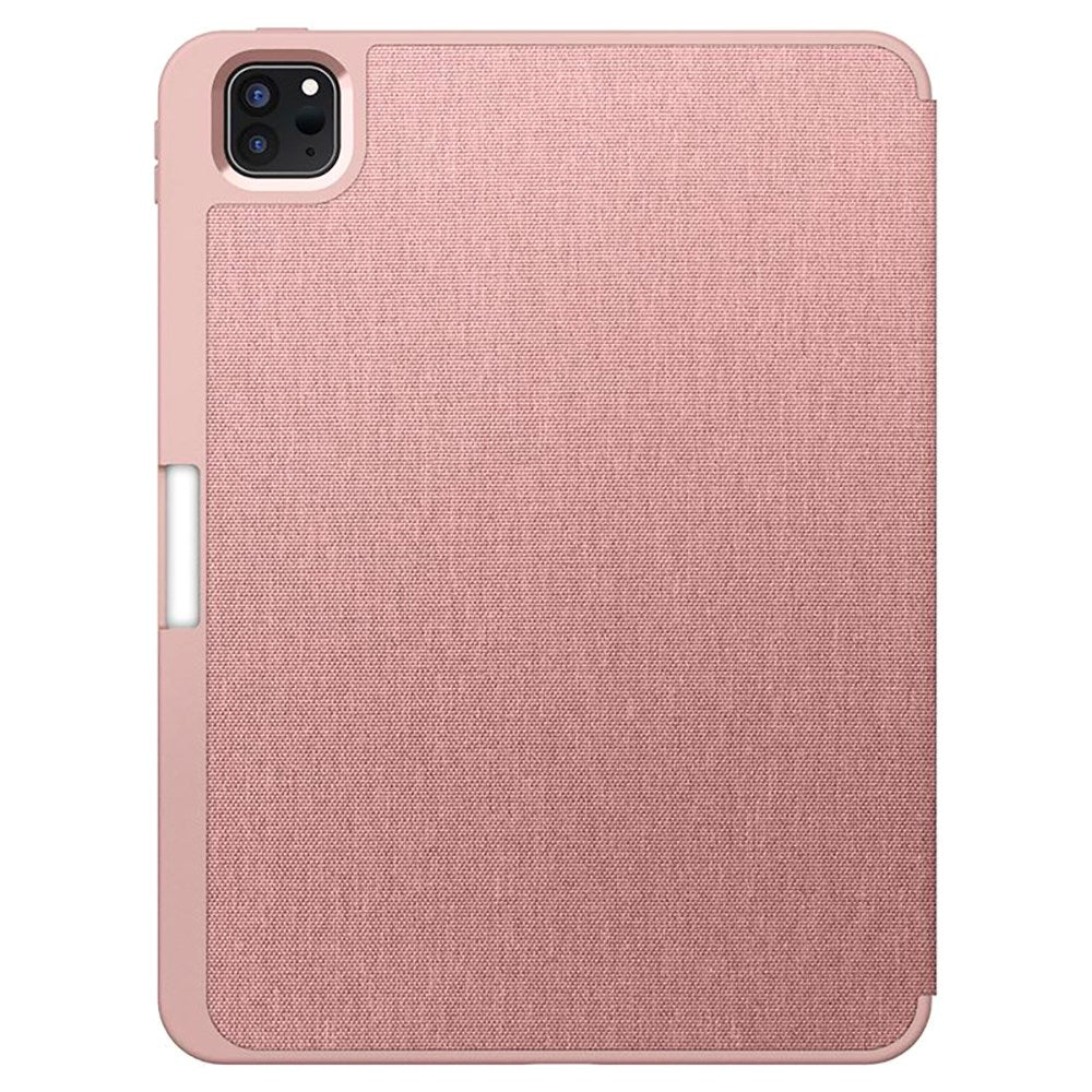 iPad Pro 11" (2025 / 2024) Spigen Urban Fit Fabric Case w. Pen Holder - Rose Gold