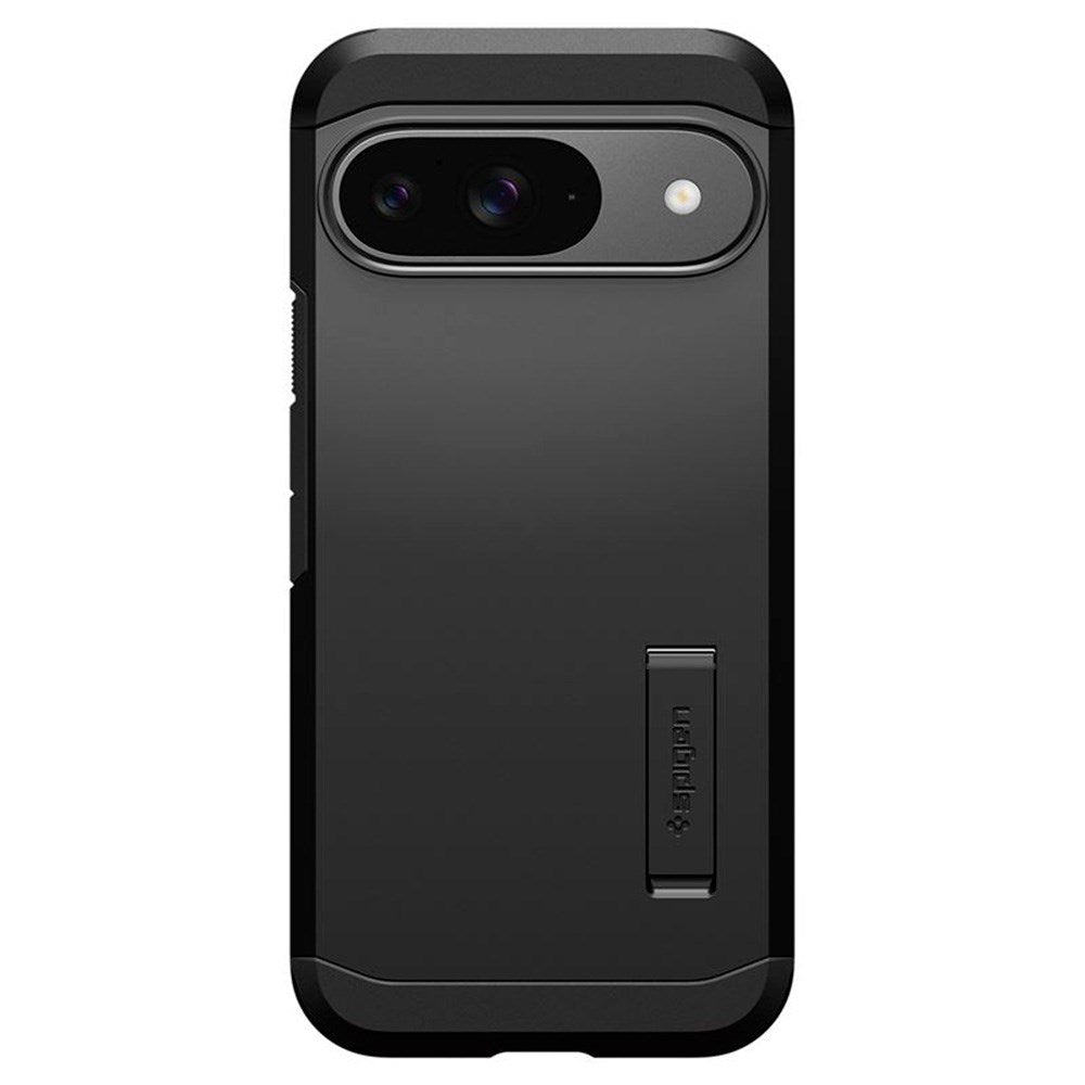 Google Pixel 9 / 9 Pro Spigen Tough Armor Case w. Kickstand - Black