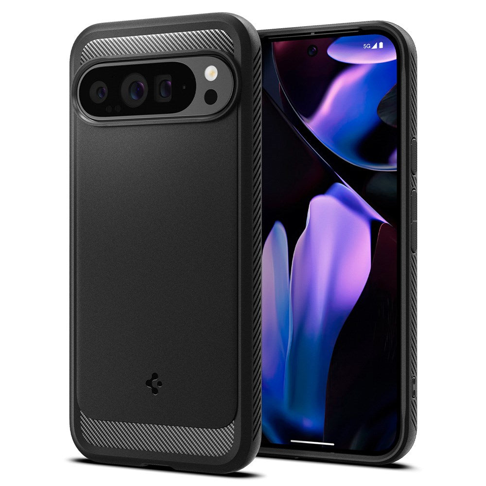 Google Pixel 9 Pro XL Spigen Rugged Armor Case - Black