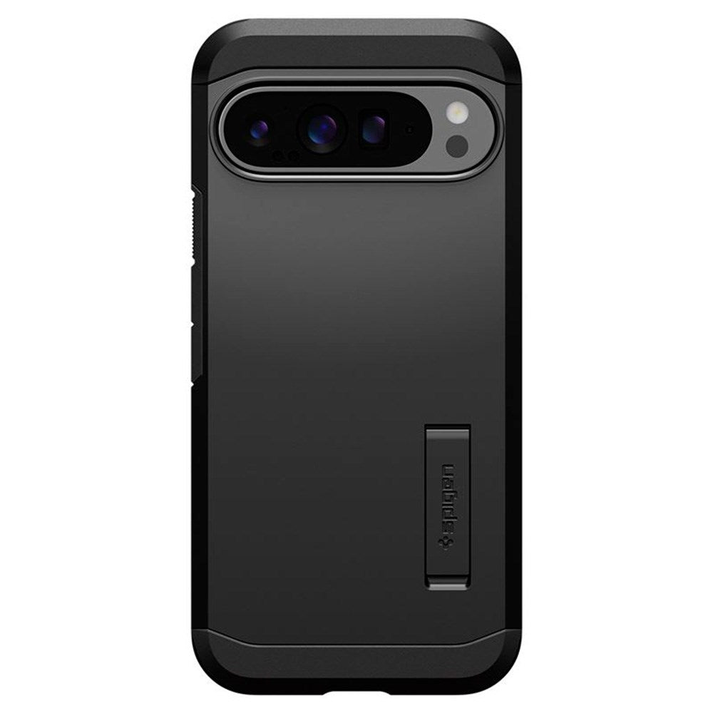 Google Pixel 9 Pro XL Spigen Tough Armor Case w. Kickstand - Black