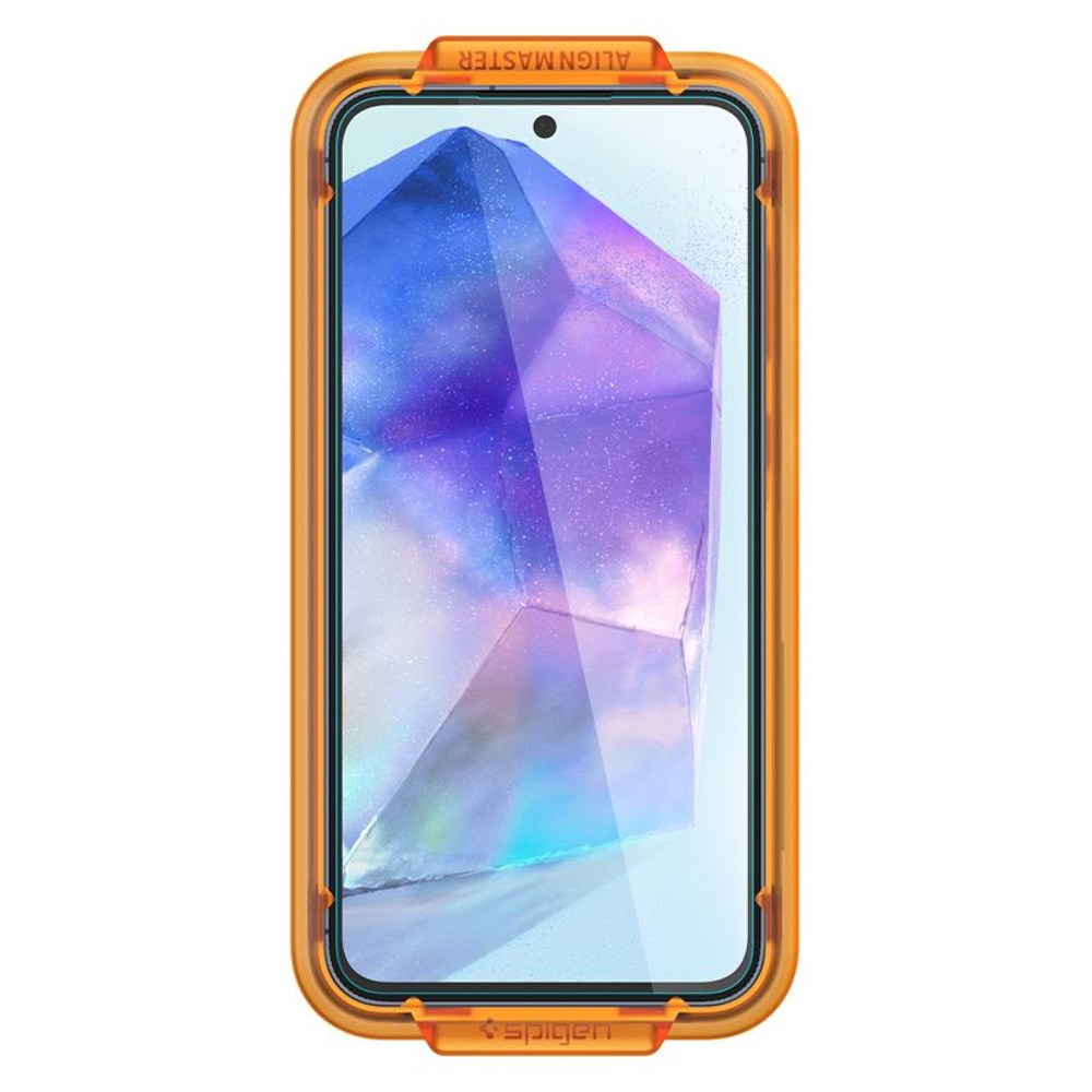 Samsung Galaxy A35 (5G) Spigen AlignMaster Glass tR Screen Protection - 2 pcs - Case Friendly - Transparent