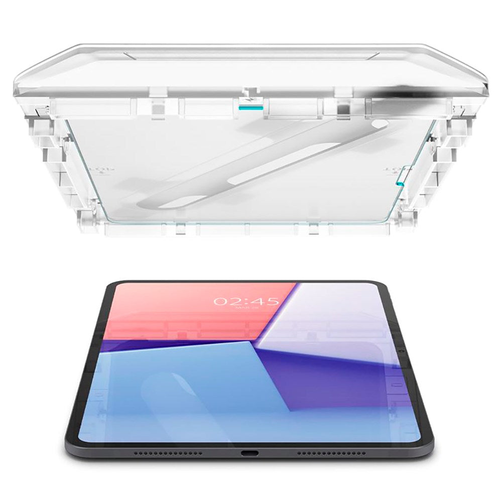 iPad Pro 11" (2025 / 2024) Spigen EZ Fit Glas.tR Screen Protection - Case Friendly - Transparent