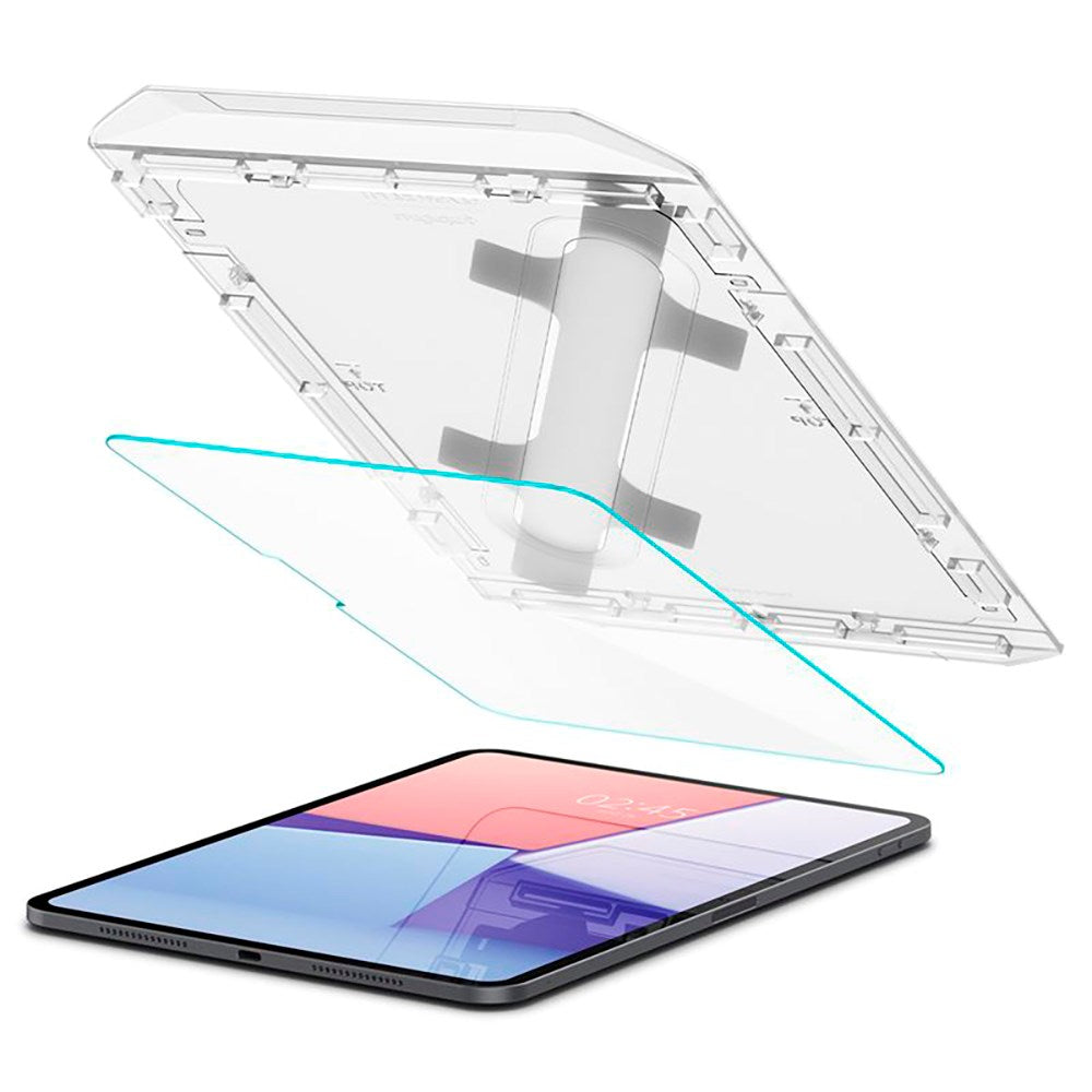 iPad Pro 11" (2025 / 2024) Spigen EZ Fit Glas.tR Screen Protection - Case Friendly - Transparent