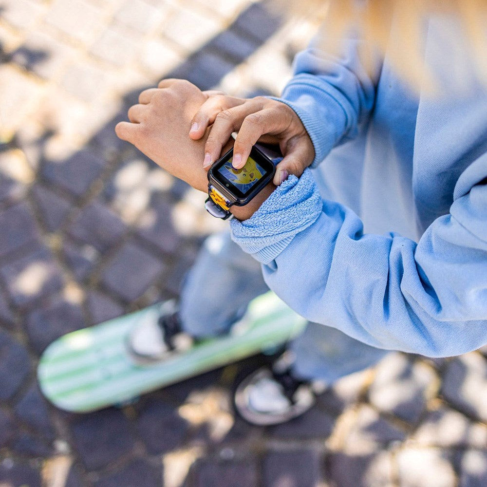 Accutime Smartwatch for Kids with Various Functions - Pokémon / Black