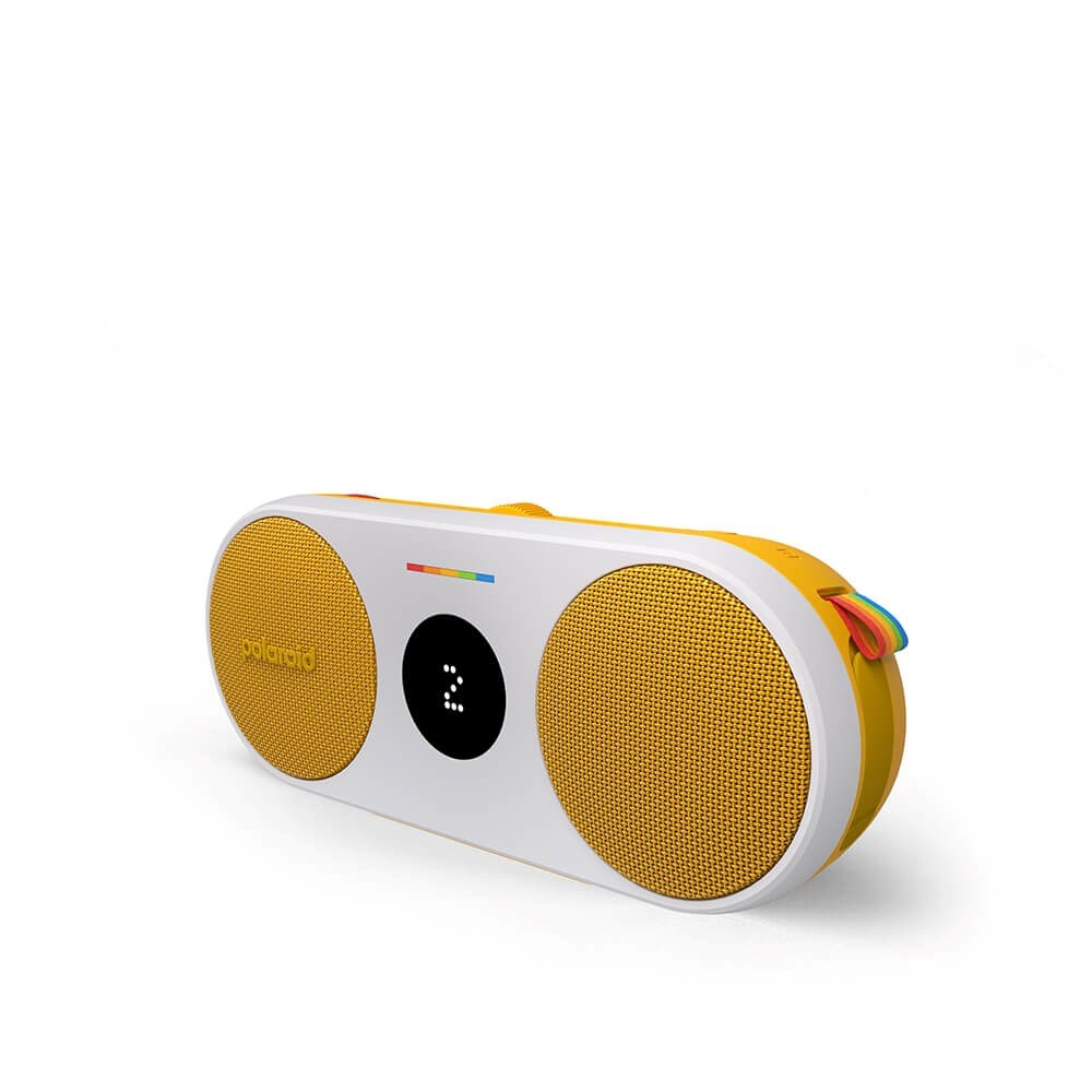 Polaroid Player P2 Portable Bluetooth Speaker - White / Yellow