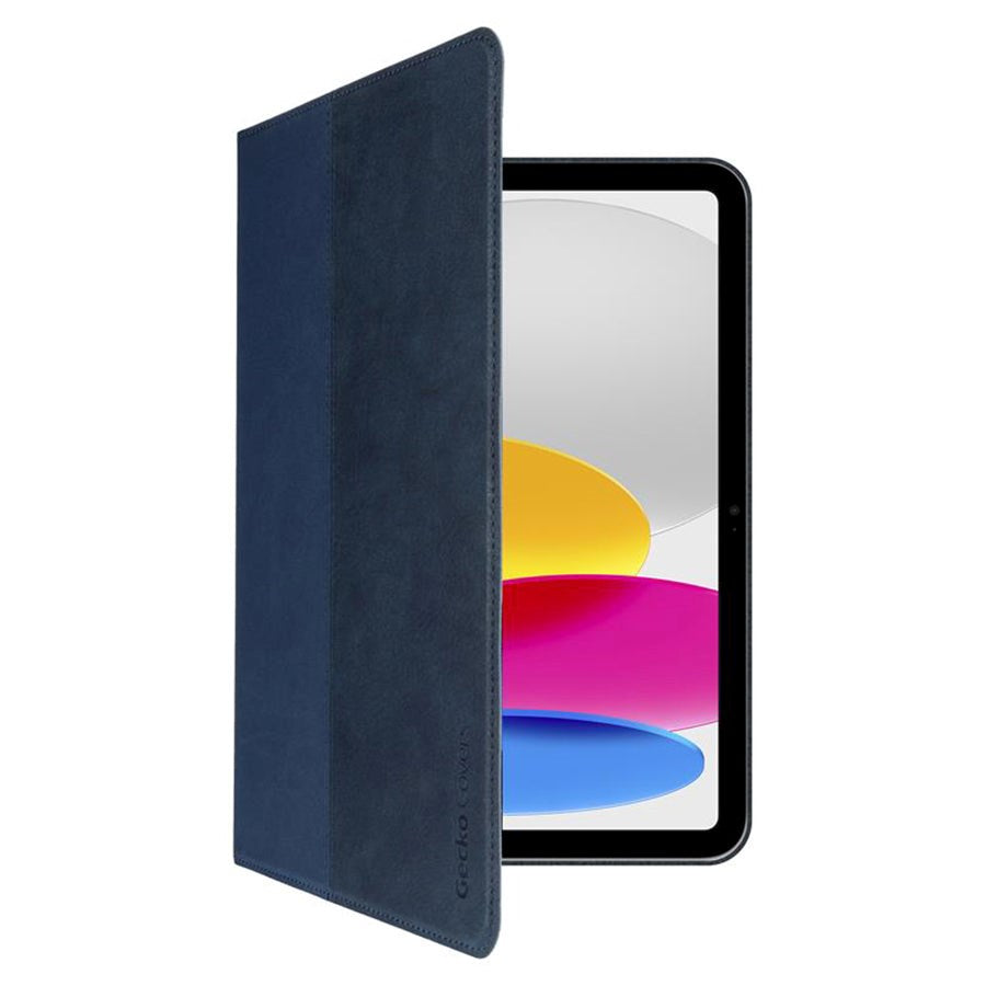 iPad 10.9" (2024/2022) Gecko Easy-Click Leather Flip Case - Blue
