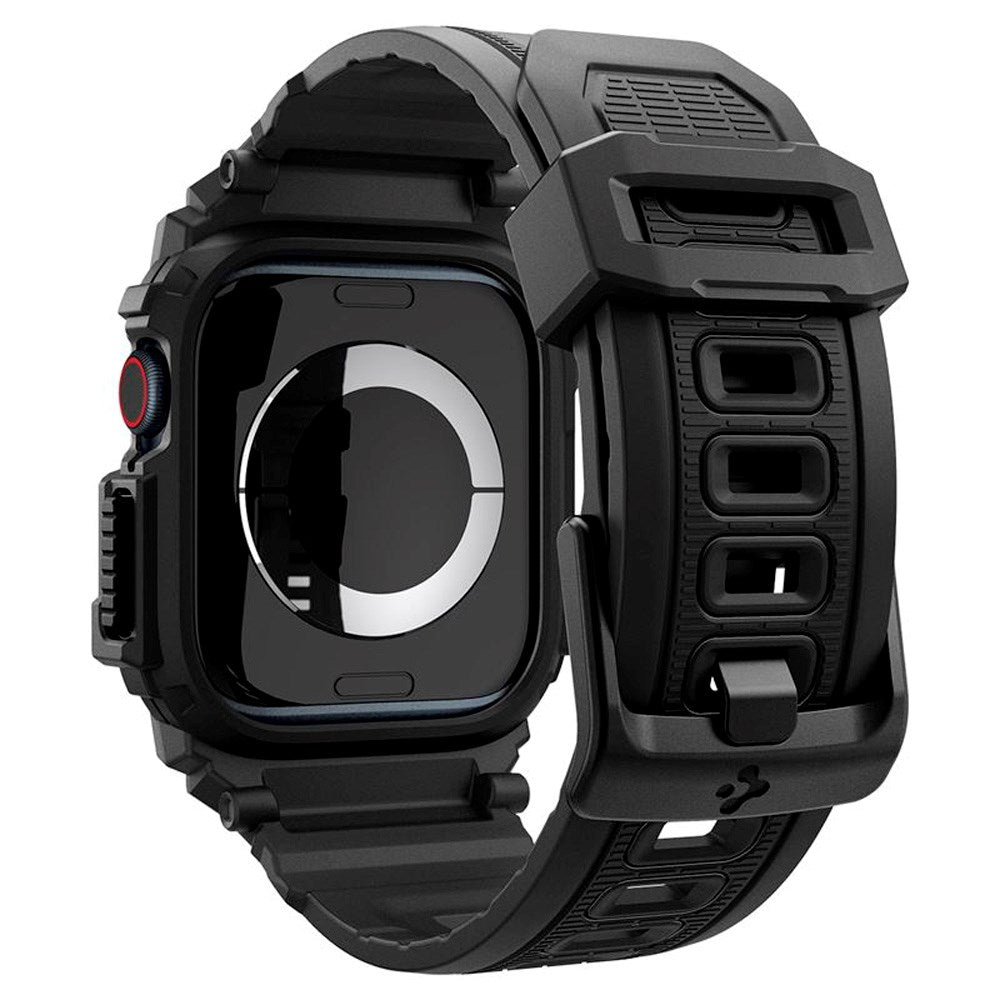 Apple Watch 11 / 10 (46mm) Spigen Rugged Armor Pro Strap with Case - Black