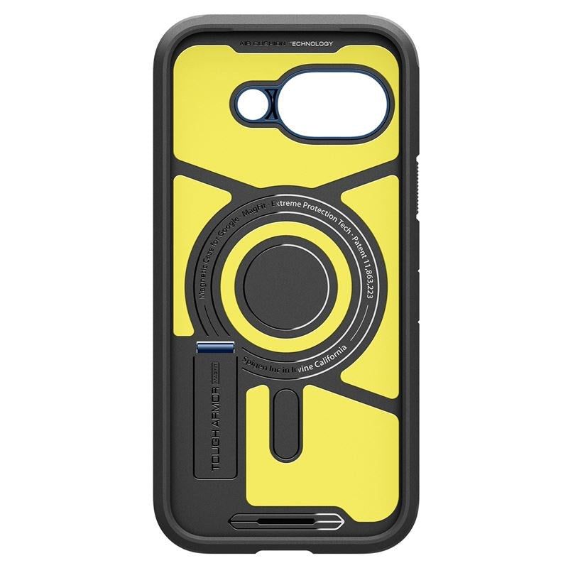 Google Pixel 9a Spigen Tough Armor Hybrid Case with Kickstand - MagSafe Compatible - Blue