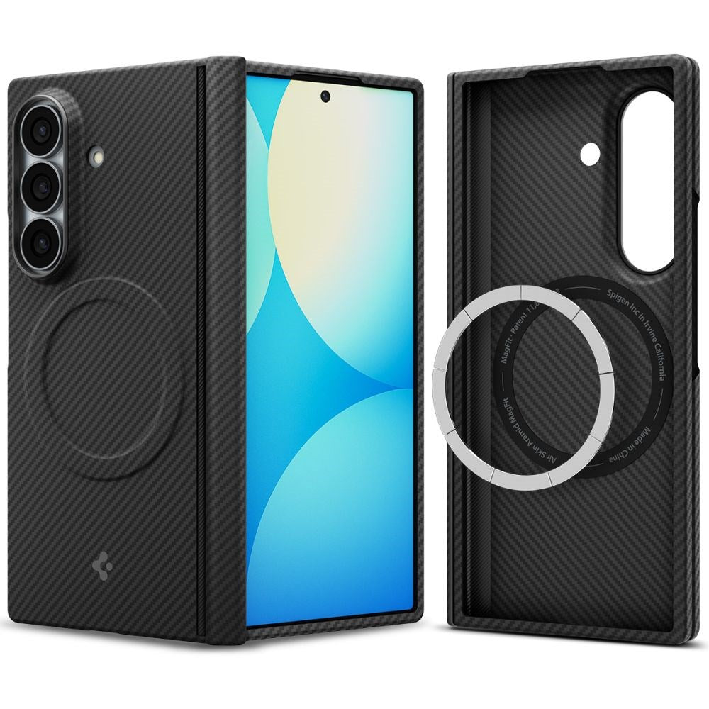 Samsung Galaxy Z Fold8 Ultra Spigen Air Skin Aramid Case - MagSafe Compatible - Black